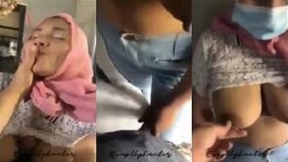 Bokep Skandal Bunda Siti Hijaber Doyan Nyepong